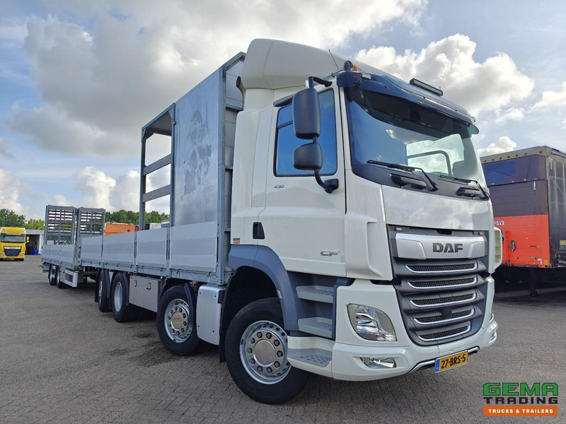 DAF CF 430 FAX 8x2/6 Dagcabine Euro6D - Machine Transporter + 2assige Aanhanger - Hydraulische Rampen - Afneembare 10.000L WaterTank - 20.000km! Origineel - Автовоз вантажівка: фото 4 DAF CF 430 FAX 8x2/6 Dagcabine Euro6D - Machine Transporter + 2assige Aanhanger - Hydraulische Rampen - Afneembare 10.000L WaterTank - 20.000km! Origineel - Автовоз вантажівка: фото 4