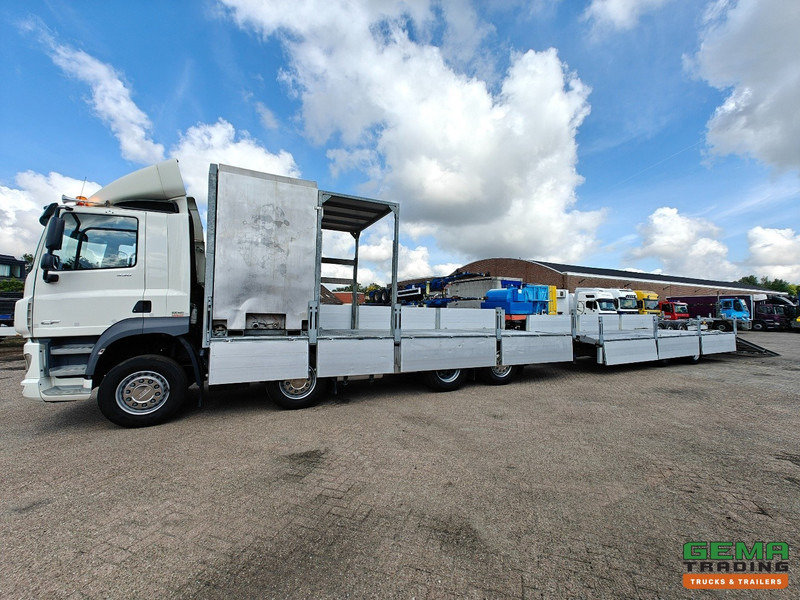 Автовоз вантажівка DAF CF 430 FAX 8x2/6 Dagcabine Euro6D - Machine Transporter + 2assige Aanhanger - Hydraulische Rampen - Afneembare 10.000L WaterTank - 20.000km! Origineel: фото 13