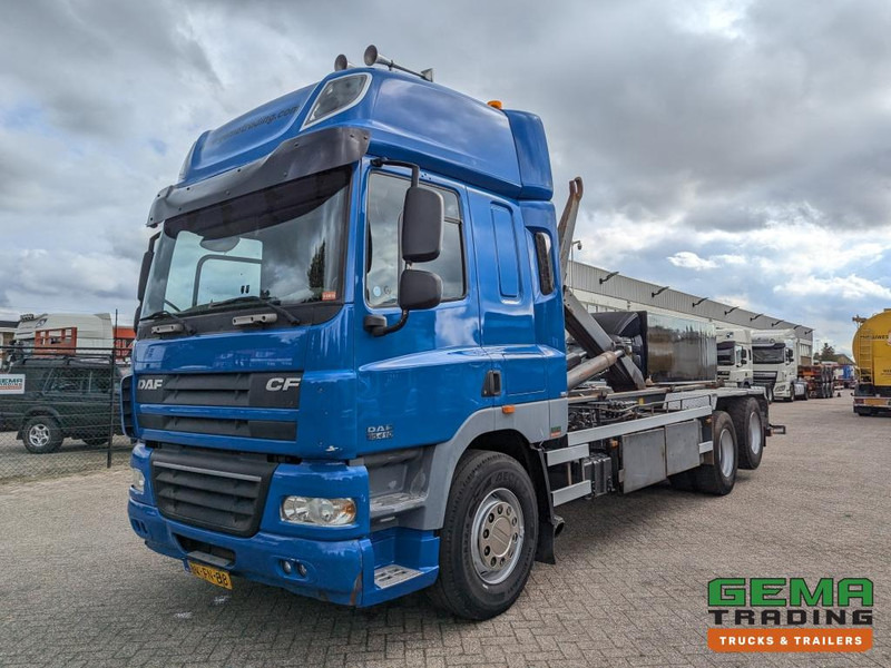 DAF FAS CF85.410 6x2 Euro5 FAS CF85.410 6x2 Spacecab Euro5 - HaakarmSysteem AJK 20T - KlapBumper - Vangmuilkoppeling - Lift-As - Гаковий мультиліфт вантажівка: фото 1 DAF FAS CF85.410 6x2 Euro5 FAS CF85.410 6x2 Spacecab Euro5 - HaakarmSysteem AJK 20T - KlapBumper - Vangmuilkoppeling - Lift-As - Гаковий мультиліфт вантажівка: фото 1