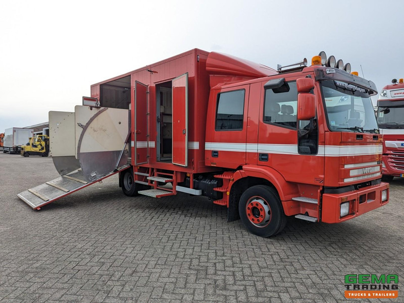 Iveco Tector ML120E24D 4x2 Euro3 DubbelCabine - Paardenwagen 3-Paards - Kleedruimte - Hydraulische klep- TOP! - Коневоз: фото 1 Iveco Tector ML120E24D 4x2 Euro3 DubbelCabine - Paardenwagen 3-Paards - Kleedruimte - Hydraulische klep- TOP! - Коневоз: фото 1