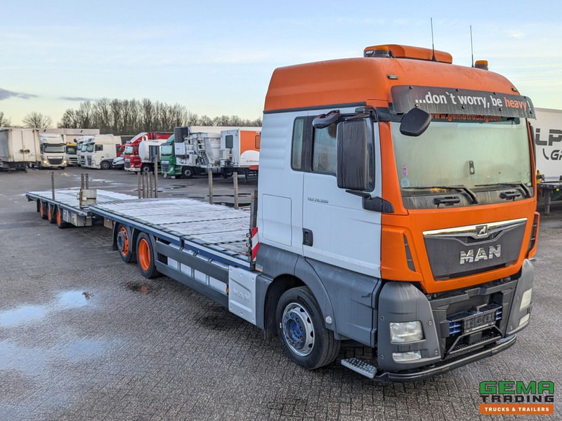 MAN TGX 26.500 6x2/4 LL Euro6 - Retarder + Recker FZ3 3-Assige Aanhanger - Uitschuifbaar - Автовоз вантажівка: фото 3 MAN TGX 26.500 6x2/4 LL Euro6 - Retarder + Recker FZ3 3-Assige Aanhanger - Uitschuifbaar - Автовоз вантажівка: фото 3
