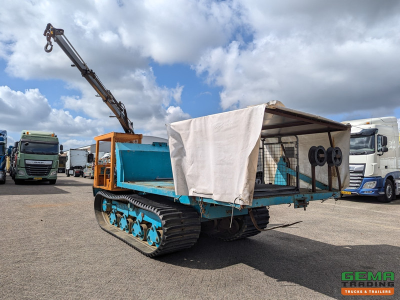Morooka MST-1100 Rupsdumper / Werktuigdrager - Platte kiepbak + Hiab 026 T3 Kraan - Komatsu 6Cil - Самоскид: фото 2 Morooka MST-1100 Rupsdumper / Werktuigdrager - Platte kiepbak + Hiab 026 T3 Kraan - Komatsu 6Cil - Самоскид: фото 2