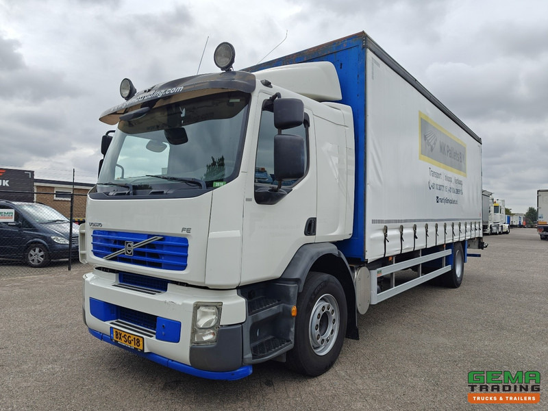 Volvo FE 260 4x2 Dagcab Euro5 - 6CIL - Schuifzeilenbak 7.5M - Achterdeuren - Тентована вантажівка: фото 1 Volvo FE 260 4x2 Dagcab Euro5 - 6CIL - Schuifzeilenbak 7.5M - Achterdeuren - Тентована вантажівка: фото 1