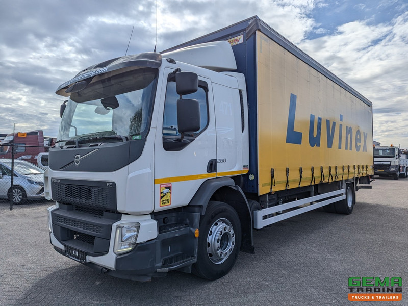 Volvo FE 280 4x2 Dagcab Euro6 - 6 CIL - Schuifzeilenbak 8.6m + Laadklep 2000kg - Тентована вантажівка: фото 1 Volvo FE 280 4x2 Dagcab Euro6 - 6 CIL - Schuifzeilenbak 8.6m + Laadklep 2000kg - Тентована вантажівка: фото 1
