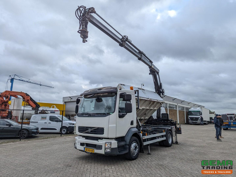 Volvo FL240 4x2 Dagcab Euro5 - 2 Zijdige Kipper + Kraan Hiab 088ES-3 HIDUO - RadioGrafisch - 39.900KM! - Самоскид вантажівка, Вантажівка з маніпулятором: фото 1 Volvo FL240 4x2 Dagcab Euro5 - 2 Zijdige Kipper + Kraan Hiab 088ES-3 HIDUO - RadioGrafisch - 39.900KM! - Самоскид вантажівка, Вантажівка з маніпулятором: фото 1