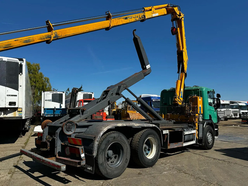 Scania P114-380 6X2 Ampirol + Heila 13000 5T Crane Manual Gear - Контейнеровоз/ Змінний кузов вантажівка: фото 5 Scania P114-380 6X2 Ampirol + Heila 13000 5T Crane Manual Gear - Контейнеровоз/ Змінний кузов вантажівка: фото 5