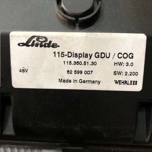 115-Display GDU/COG for Linde - Електрична система в категорії Вантажно-розвантажувальна техніка: фото 4 115-Display GDU/COG for Linde - Електрична система в категорії Вантажно-розвантажувальна техніка: фото 4