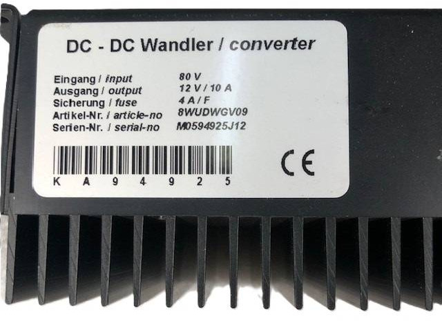 DC-DC Converter - Електрична система в категорії Вантажно-розвантажувальна техніка: фото 5 DC-DC Converter - Електрична система в категорії Вантажно-розвантажувальна техніка: фото 5