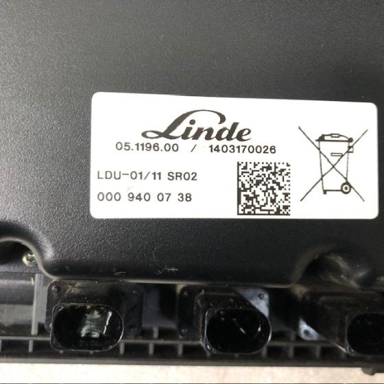 Display LDU-01/11 SR02 for Linde /1120 - Приладова панель в категорії Вантажно-розвантажувальна техніка: фото 3 Display LDU-01/11 SR02 for Linde /1120 - Приладова панель в категорії Вантажно-розвантажувальна техніка: фото 3