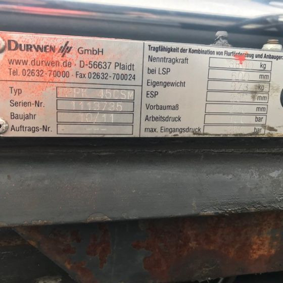 Dürwen Triple pallet handler - Вила в категорії Вантажно-розвантажувальна техніка: фото 1 Dürwen Triple pallet handler - Вила в категорії Вантажно-розвантажувальна техніка: фото 1