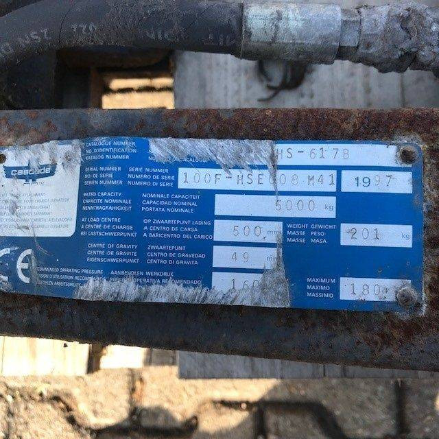 CASCADE FORKPOSITIONER WITH SEPARATE SIDE SHIFT - Навісне обладнання: фото 5 CASCADE FORKPOSITIONER WITH SEPARATE SIDE SHIFT - Навісне обладнання: фото 5