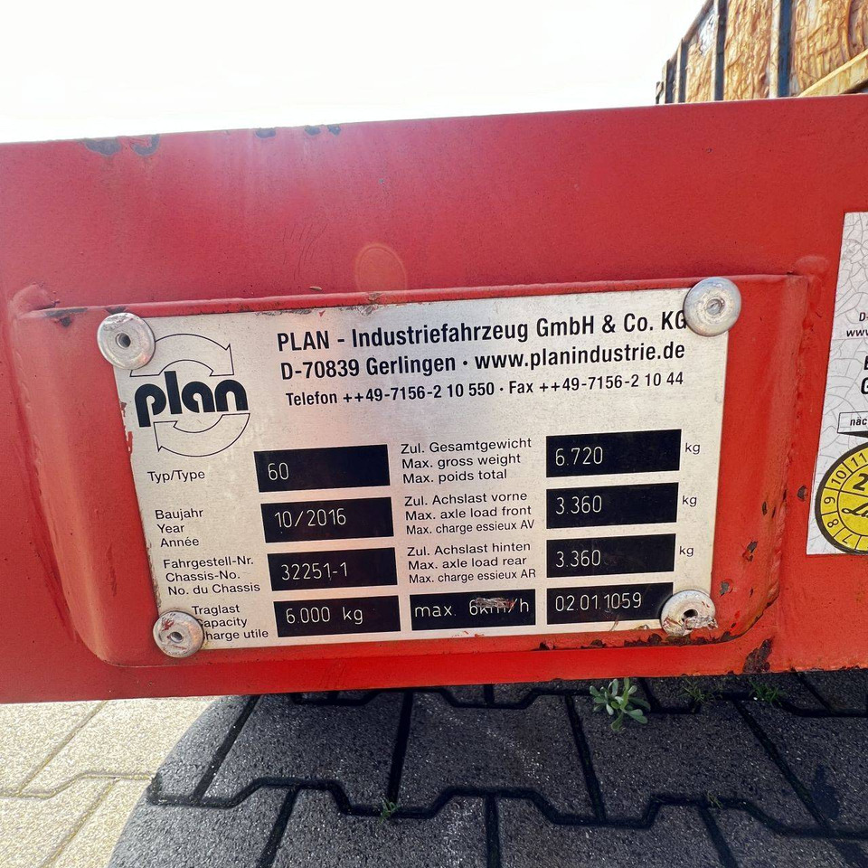 Plan Type 60-6.000 - Рол-трейлер: фото 2 Plan Type 60-6.000 - Рол-трейлер: фото 2