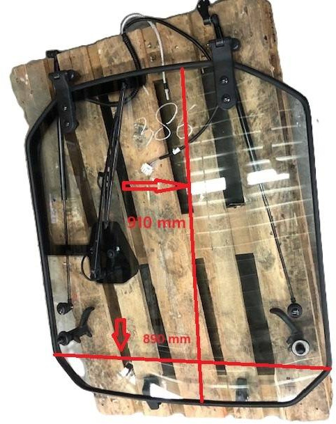 Rear Window - Скло та запчастини в категорії Вантажно-розвантажувальна техніка: фото 3 Rear Window - Скло та запчастини в категорії Вантажно-розвантажувальна техніка: фото 3