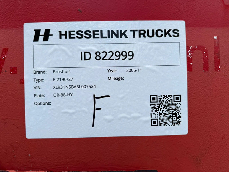 Broshuis Dieplader 6M Extendable Stuuras APK/TUV 03/2026 - Низькорамна платформа напівпричіп: фото 5 Broshuis Dieplader 6M Extendable Stuuras APK/TUV 03/2026 - Низькорамна платформа напівпричіп: фото 5