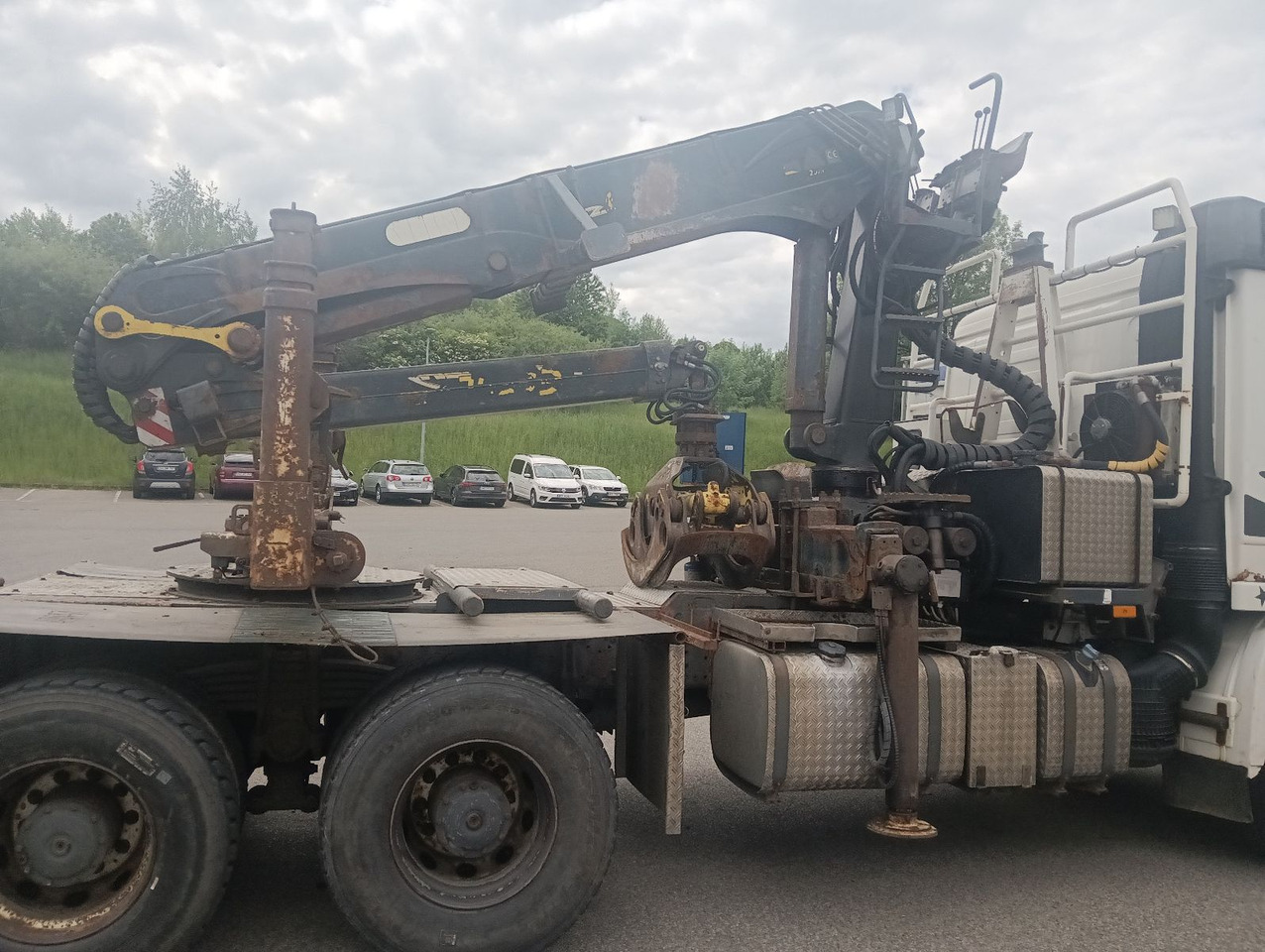 Palfinger EPSILON E250L82 Langholzkran+GLOGGER Aufbau+Anhä - Лісовоз, Вантажівка з маніпулятором: фото 4 Palfinger EPSILON E250L82 Langholzkran+GLOGGER Aufbau+Anhä - Лісовоз, Вантажівка з маніпулятором: фото 4