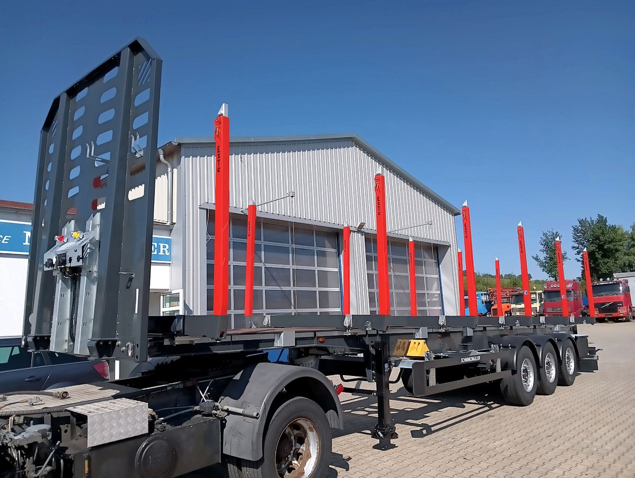 Schwarzmüller 3-A Rungensattel 6xExte144S 5560kg NEU sofort Schwarzmüller 3-A Rungensattel 6xExte144S 5560kg NEU sofort - Напівпричіп лісовоз: фото 5 Schwarzmüller 3-A Rungensattel 6xExte144S 5560kg NEU sofort Schwarzmüller 3-A Rungensattel 6xExte144S 5560kg NEU sofort - Напівпричіп лісовоз: фото 5