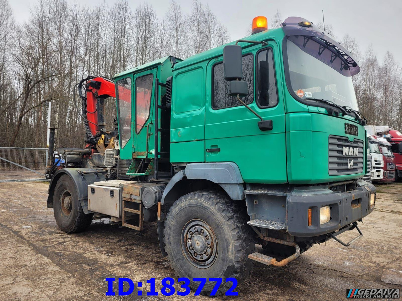 MAN 18.410 4x4 + Epsilon Palfinger SRX39 - Лісовоз, Вантажівка з маніпулятором: фото 4 MAN 18.410 4x4 + Epsilon Palfinger SRX39 - Лісовоз, Вантажівка з маніпулятором: фото 4