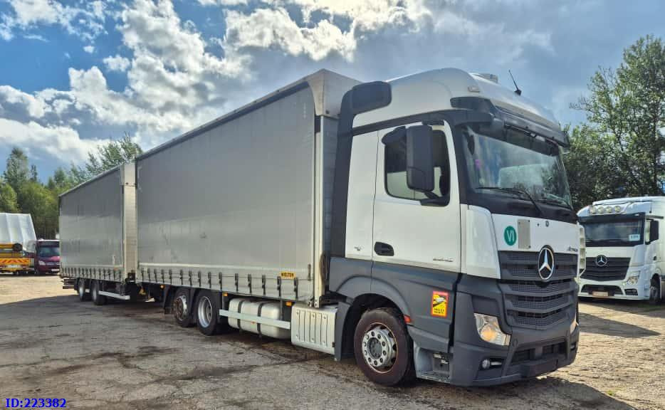 MERCEDES-BENZ Actros 2542 6x2 Euro6 + Wielton trailer - Тентована вантажівка: фото 4 MERCEDES-BENZ Actros 2542 6x2 Euro6 + Wielton trailer - Тентована вантажівка: фото 4