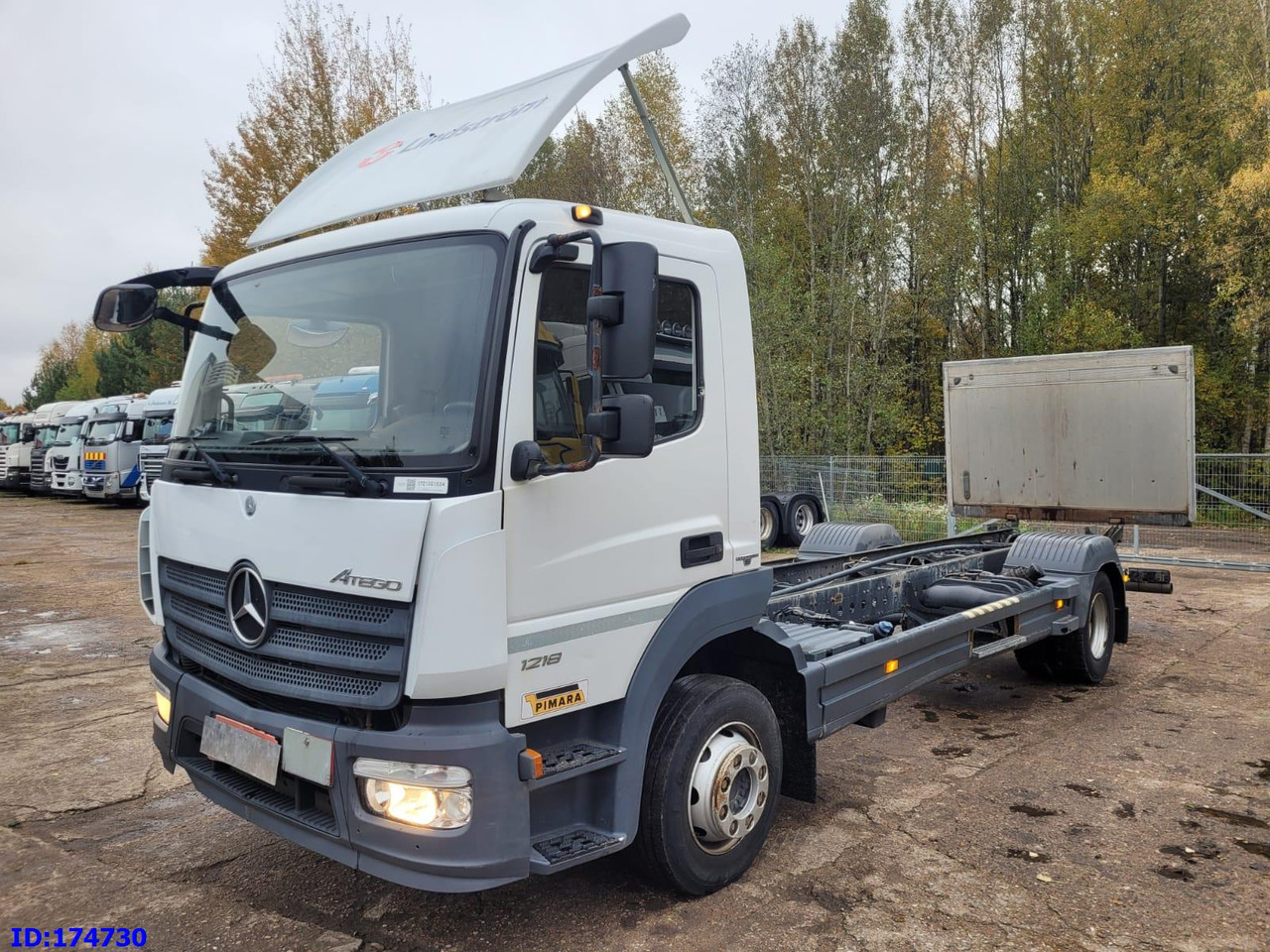 MERCEDES-BENZ Atego 1218 - Euro6 - Manual - Full Steel - Вантажівка шасі: фото 1 MERCEDES-BENZ Atego 1218 - Euro6 - Manual - Full Steel - Вантажівка шасі: фото 1