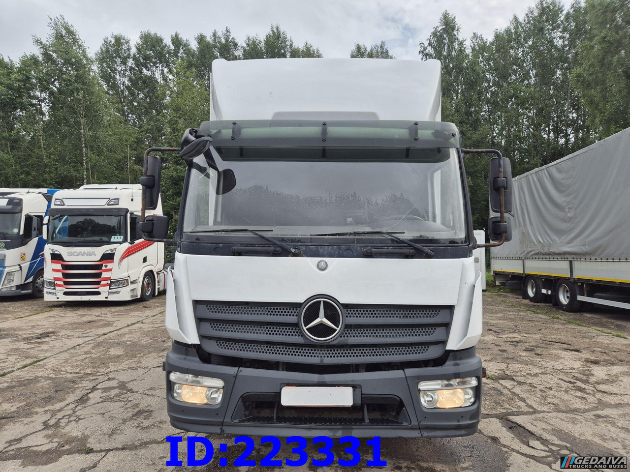 MERCEDES-BENZ Atego 1224 Euro6 (Open side box) - Ізотермічна вантажівка: фото 2 MERCEDES-BENZ Atego 1224 Euro6 (Open side box) - Ізотермічна вантажівка: фото 2