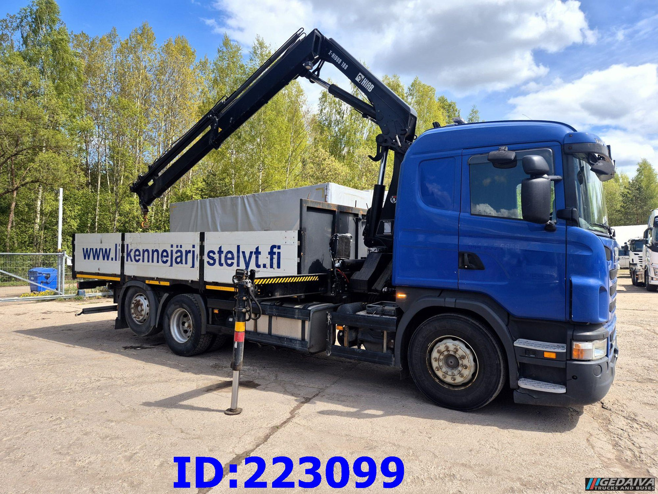 SCANIA G440 6x2 + Crane HIAB X-Hiduo 188 - Бортова вантажівка/ Платформа: фото 4 SCANIA G440 6x2 + Crane HIAB X-Hiduo 188 - Бортова вантажівка/ Платформа: фото 4