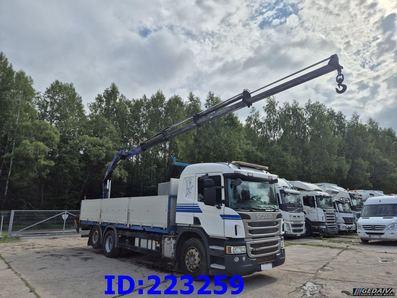 SCANIA P450 6x2 Steering axle Euro6 + PM 13.5SP - Бортова вантажівка/ Платформа: фото 4 SCANIA P450 6x2 Steering axle Euro6 + PM 13.5SP - Бортова вантажівка/ Платформа: фото 4