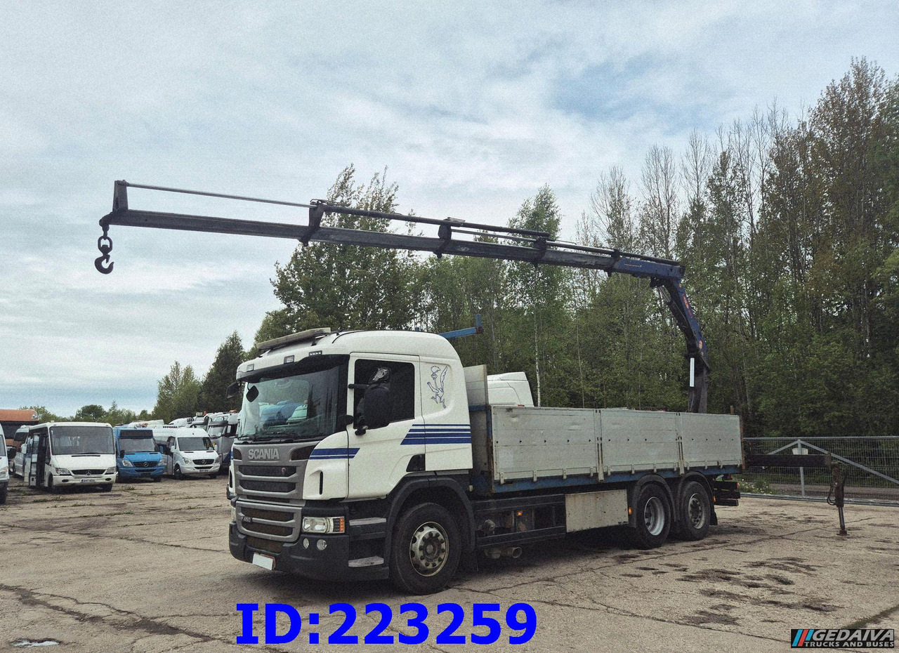 SCANIA P450 6x2 Steering axle Euro6 + PM 13.5SP - Бортова вантажівка/ Платформа: фото 1 SCANIA P450 6x2 Steering axle Euro6 + PM 13.5SP - Бортова вантажівка/ Платформа: фото 1