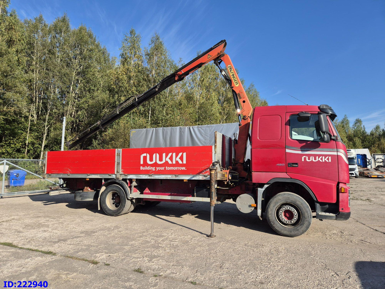 VOLVO FH12 420HP + Crane Palfinger PK9501 - Бортова вантажівка/ Платформа: фото 4 VOLVO FH12 420HP + Crane Palfinger PK9501 - Бортова вантажівка/ Платформа: фото 4