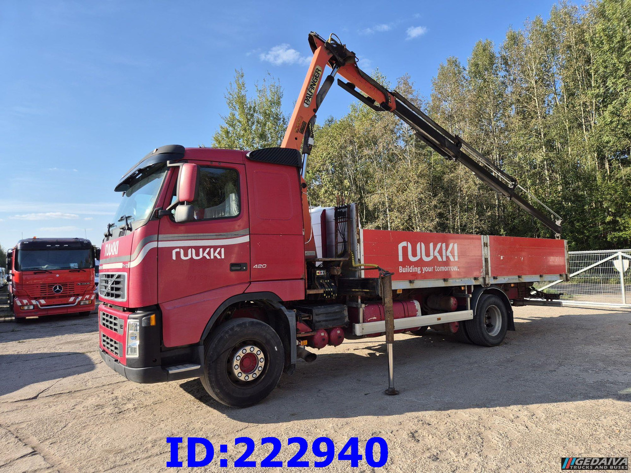 VOLVO FH12 420HP + Crane Palfinger PK9501 - Бортова вантажівка/ Платформа: фото 1 VOLVO FH12 420HP + Crane Palfinger PK9501 - Бортова вантажівка/ Платформа: фото 1