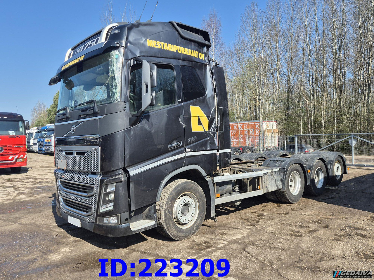 VOLVO FH16 750HP 8x4 Steering axle - Вантажівка шасі: фото 4 VOLVO FH16 750HP 8x4 Steering axle - Вантажівка шасі: фото 4
