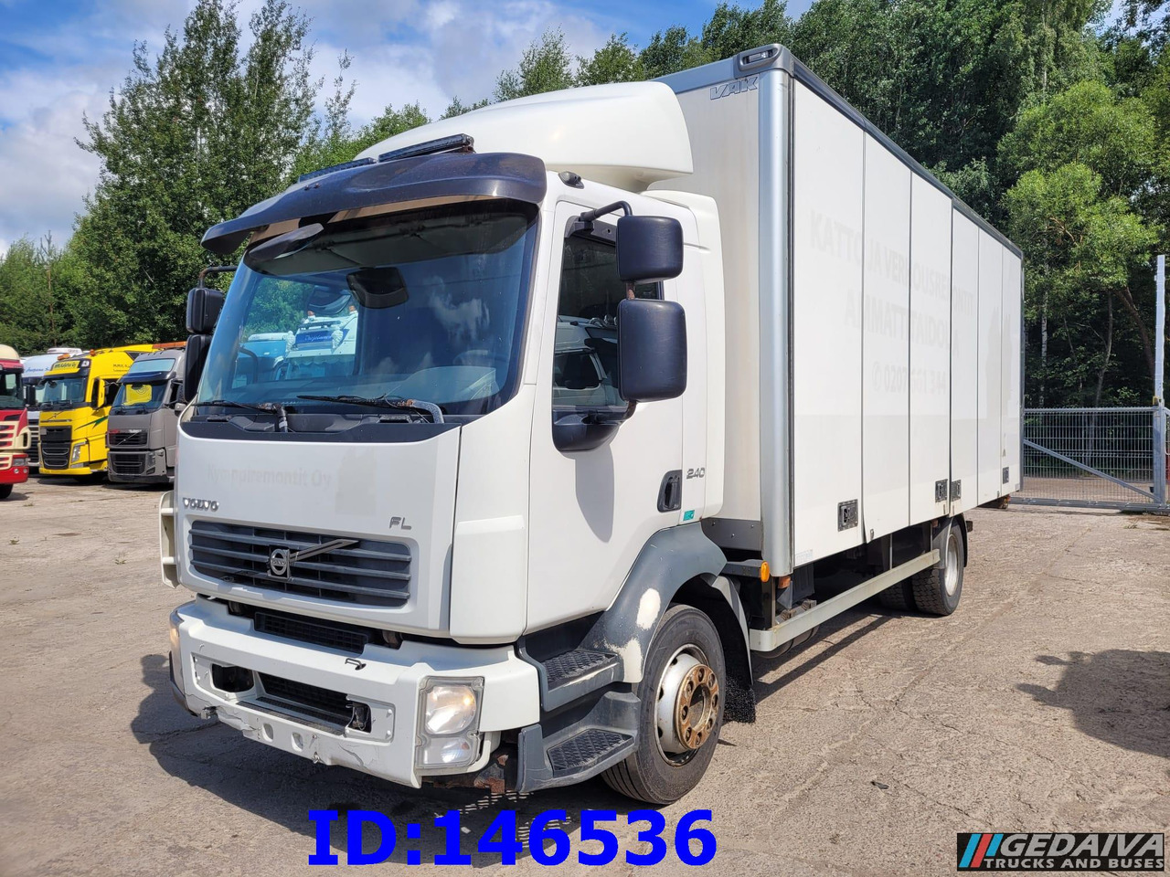VOLVO FL 240HP - 4x2 - Manual - Euro5 - Вантажівка з закритим кузовом: фото 1 VOLVO FL 240HP - 4x2 - Manual - Euro5 - Вантажівка з закритим кузовом: фото 1