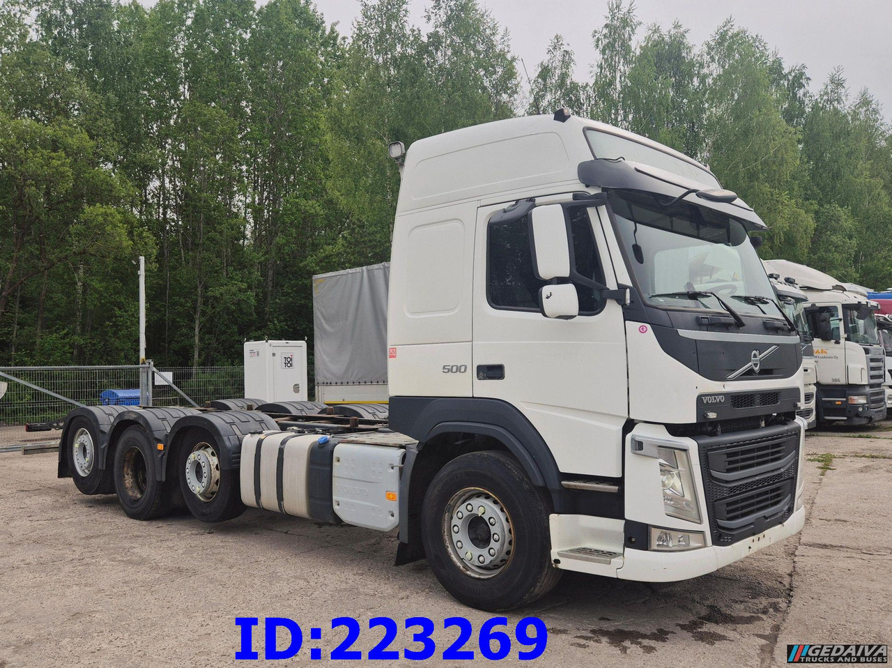 VOLVO FM13 500HP 8x2 (2 steering axels) - Вантажівка шасі: фото 4 VOLVO FM13 500HP 8x2 (2 steering axels) - Вантажівка шасі: фото 4