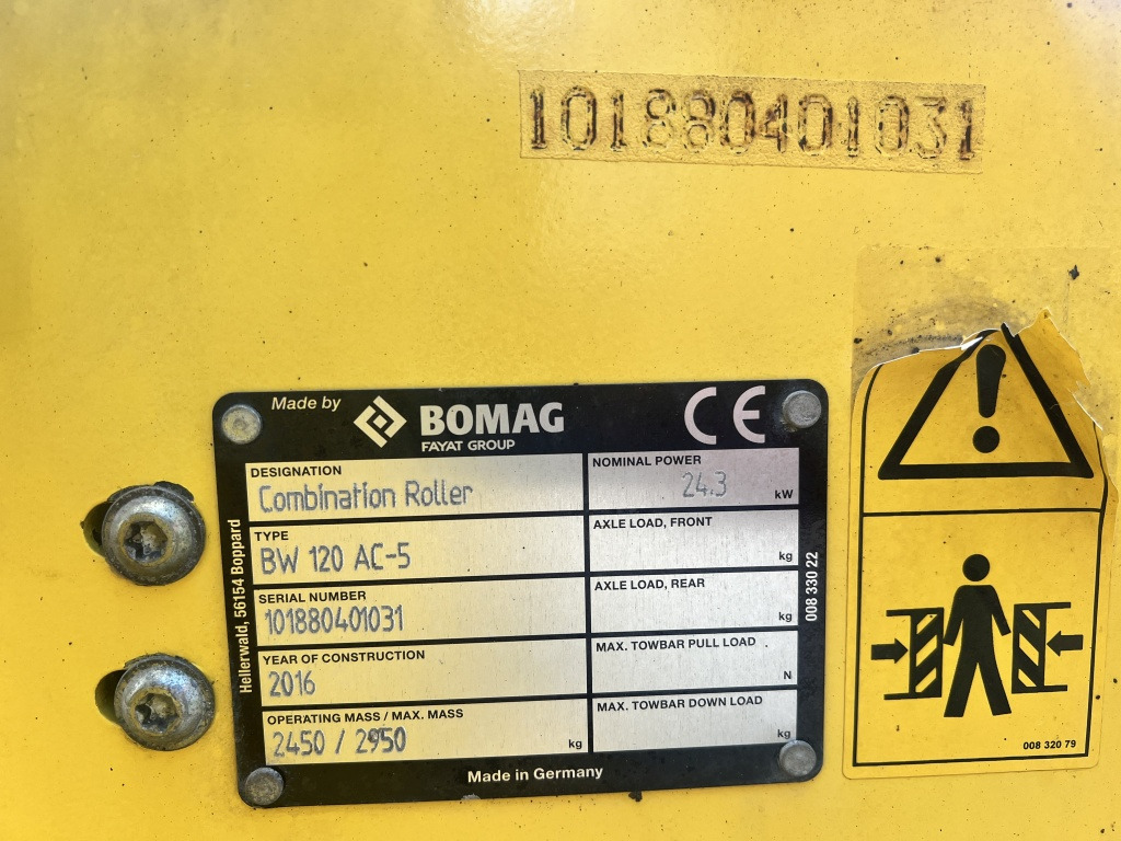 Комбінований коток Bomag BW 120 AC-5 (111592): фото 7