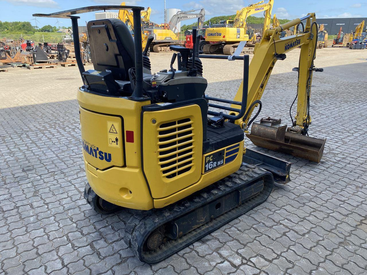 Komatsu PC16R-3HS CANOPY - Міні-екскаватор: фото 4 Komatsu PC16R-3HS CANOPY - Міні-екскаватор: фото 4