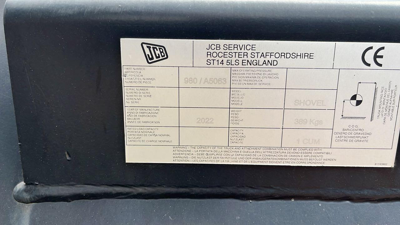 JCB Schaufel - Ківш навантажувача: фото 1 JCB Schaufel - Ківш навантажувача: фото 1