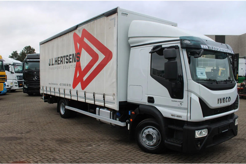 Iveco Eurocargo 120E21 + euro 6 + lift + closed/curtain - Тентована вантажівка: фото 2 Iveco Eurocargo 120E21 + euro 6 + lift + closed/curtain - Тентована вантажівка: фото 2