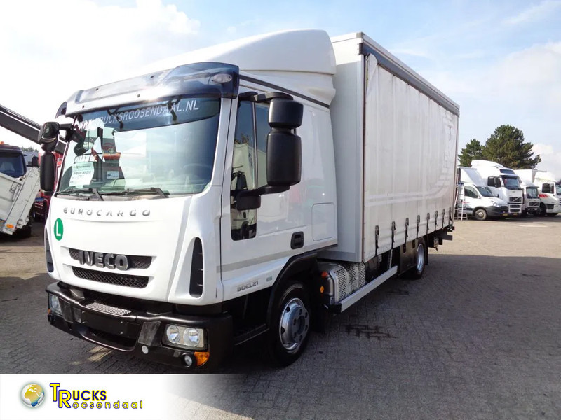 Iveco Eurocargo 80EL21 Manual + Euro 6 + Dhollandia Lift - Тентована вантажівка: фото 1 Iveco Eurocargo 80EL21 Manual + Euro 6 + Dhollandia Lift - Тентована вантажівка: фото 1