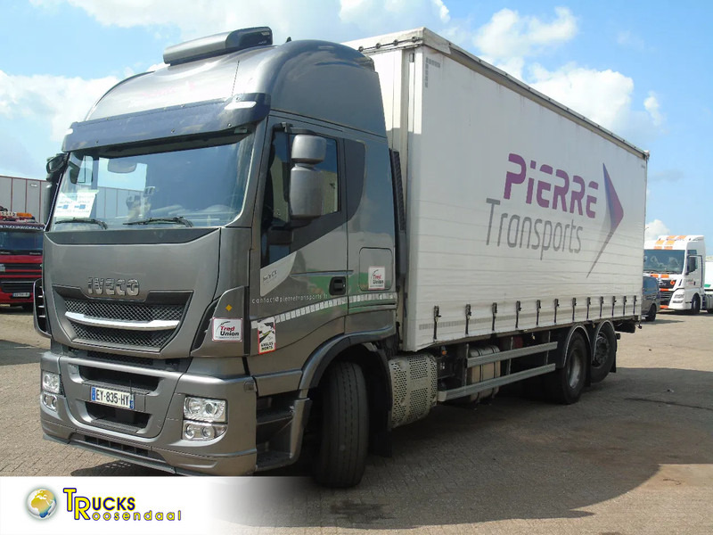 Iveco Stralis 510 + EURO 6 + STEERING AXLE - Тентована вантажівка: фото 1 Iveco Stralis 510 + EURO 6 + STEERING AXLE - Тентована вантажівка: фото 1