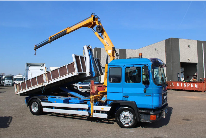 MAN 15 .232 + CRANE COPMA + HOOKSYSTEM + CONTAINER + MANUAL + 7P - Гаковий мультиліфт вантажівка, Вантажівка з маніпулятором: фото 3 MAN 15 .232 + CRANE COPMA + HOOKSYSTEM + CONTAINER + MANUAL + 7P - Гаковий мультиліфт вантажівка, Вантажівка з маніпулятором: фото 3
