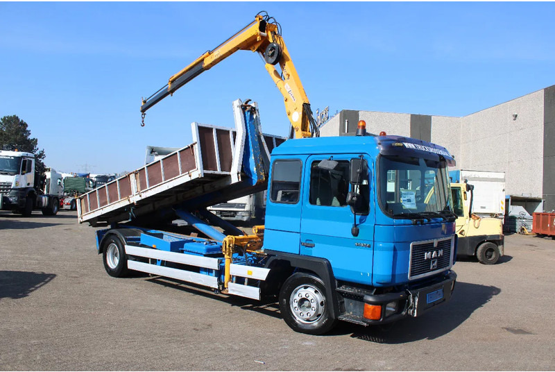 MAN 15 .232 + CRANE COPMA + HOOKSYSTEM + CONTAINER + MANUAL + 7P - Гаковий мультиліфт вантажівка, Вантажівка з маніпулятором: фото 2 MAN 15 .232 + CRANE COPMA + HOOKSYSTEM + CONTAINER + MANUAL + 7P - Гаковий мультиліфт вантажівка, Вантажівка з маніпулятором: фото 2