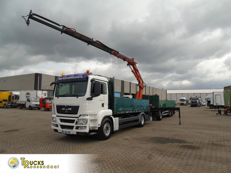 MAN TGS 18.440 + ATLAS 165 + EURO 5 + TRAILER 3 AXLE + REMOTE - Вантажівка з маніпулятором: фото 1 MAN TGS 18.440 + ATLAS 165 + EURO 5 + TRAILER 3 AXLE + REMOTE - Вантажівка з маніпулятором: фото 1