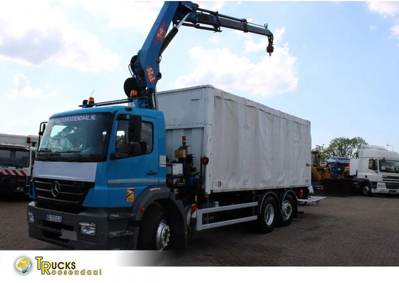 Mercedes-Benz Axor 2533 + 14t crane + 6x2 + REMOTE + MANUAL + LIFT - Вантажівка з маніпулятором: фото 1 Mercedes-Benz Axor 2533 + 14t crane + 6x2 + REMOTE + MANUAL + LIFT - Вантажівка з маніпулятором: фото 1