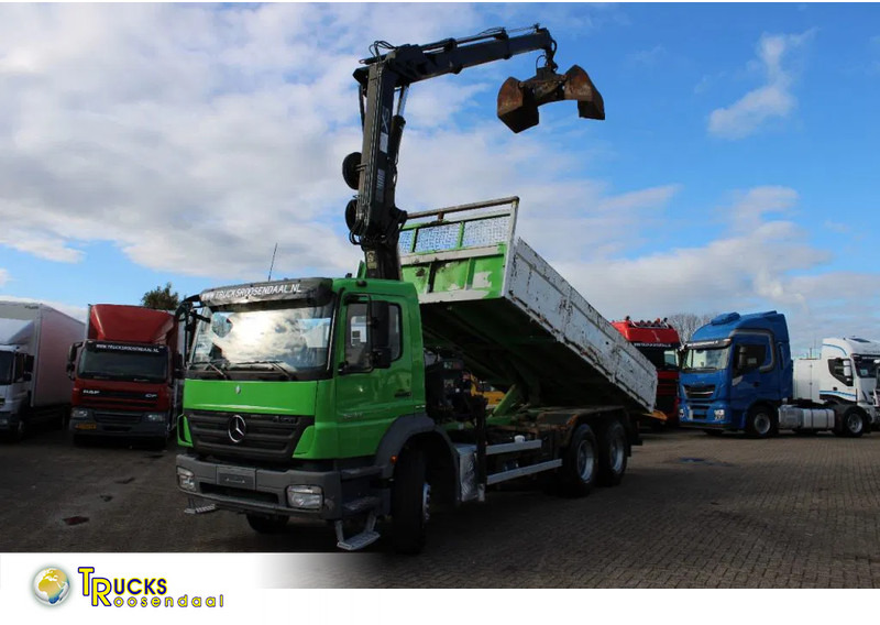 Mercedes-Benz Axor 2633 + TIPPER + HIAB 144 + REMOTE + MANUAL - Вантажівка з маніпулятором: фото 1 Mercedes-Benz Axor 2633 + TIPPER + HIAB 144 + REMOTE + MANUAL - Вантажівка з маніпулятором: фото 1