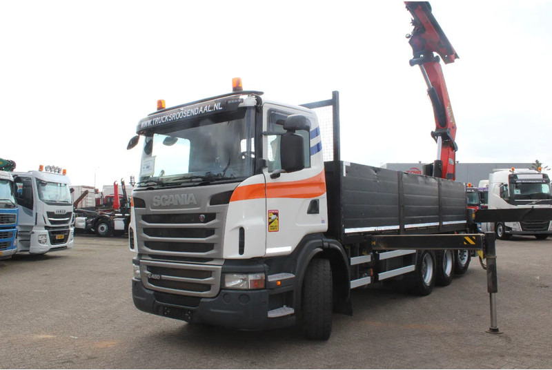 Scania G 480 + PALFINGER 500002EH 6x / JIB 3x + 8x4 STEERING + REMOTE - Вантажівка з маніпулятором: фото 3 Scania G 480 + PALFINGER 500002EH 6x / JIB 3x + 8x4 STEERING + REMOTE - Вантажівка з маніпулятором: фото 3