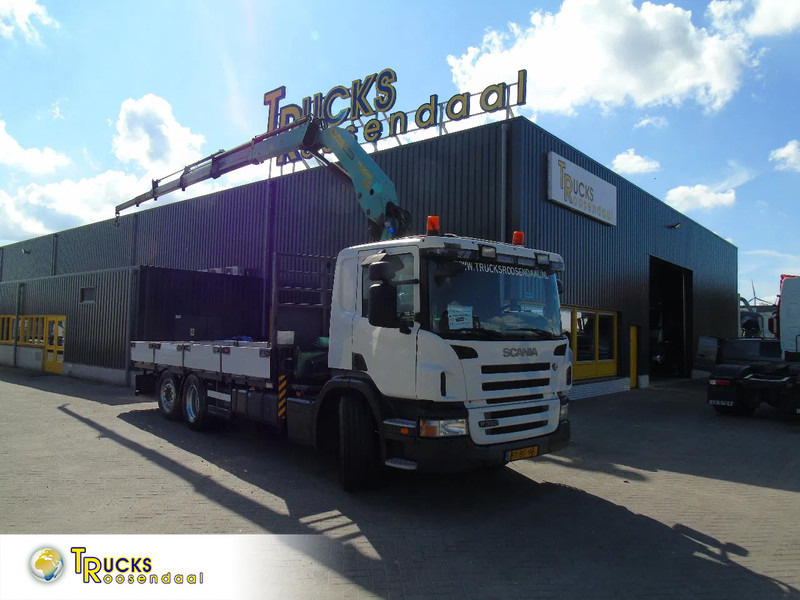 Scania P 380 + PALFINGER PK18.500 5x EXTENTION + 6X2 + STEERING AXLE + REMOTE - Вантажівка з маніпулятором: фото 1 Scania P 380 + PALFINGER PK18.500 5x EXTENTION + 6X2 + STEERING AXLE + REMOTE - Вантажівка з маніпулятором: фото 1