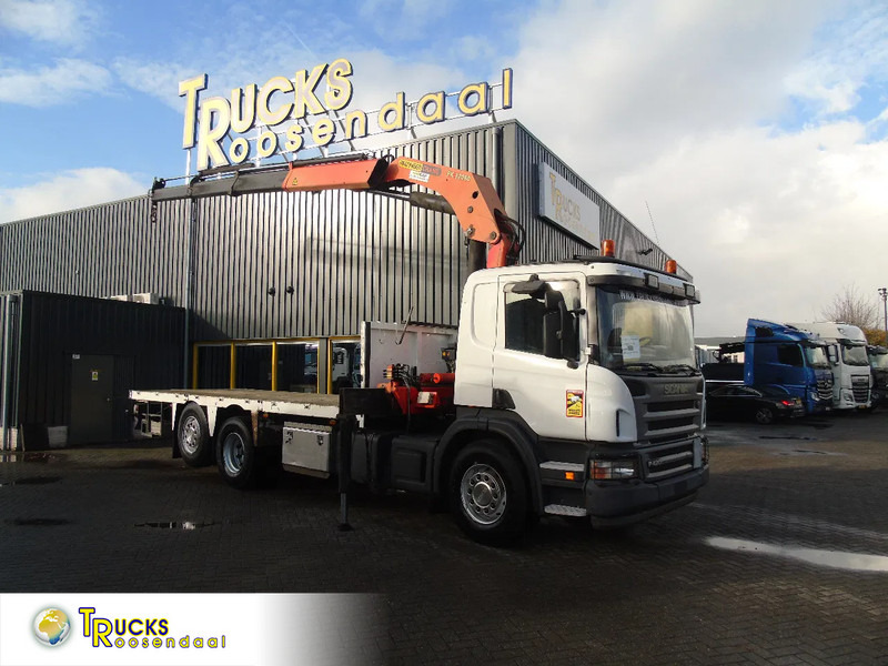 Scania P 420 + PALFINGER 32080 + STEERING + 6X2 - Вантажівка з маніпулятором: фото 1 Scania P 420 + PALFINGER 32080 + STEERING + 6X2 - Вантажівка з маніпулятором: фото 1