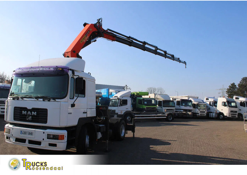 MAN 19.414 F2000 + PALFINGER PK35000 F + EURO 2 + MANUAL - Тягач: фото 1 MAN 19.414 F2000 + PALFINGER PK35000 F + EURO 2 + MANUAL - Тягач: фото 1