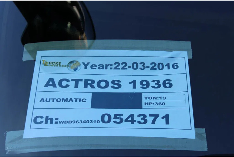 Тягач Mercedes-Benz Actros 1936 + EURO 6: фото 20