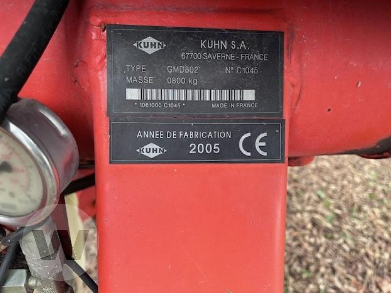 Kuhn GMD 802 Lift Control - Косарка: фото 4 Kuhn GMD 802 Lift Control - Косарка: фото 4