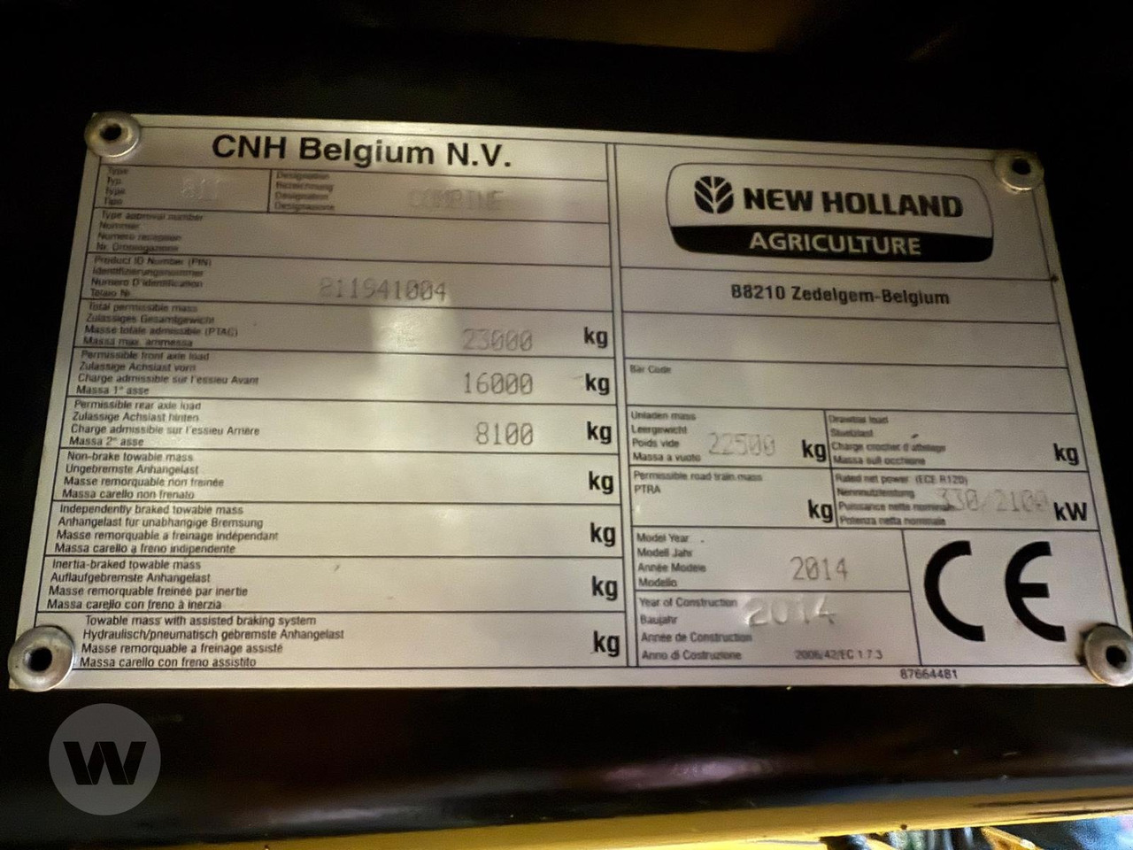 Зернозбиральний комбайн New Holland CR 8080: фото 14